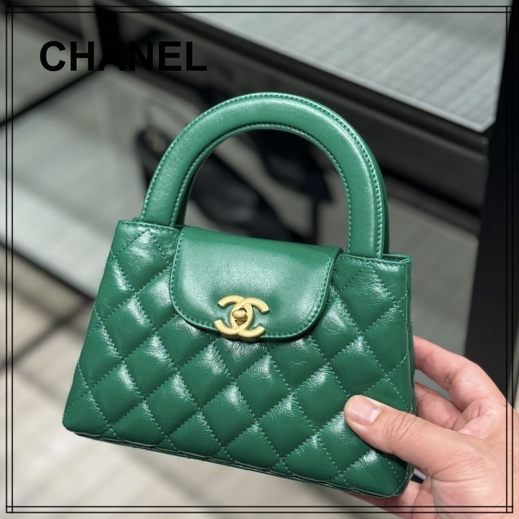 カラーが素敵【CHANEL】人気 ミニ ショッピング バッグ