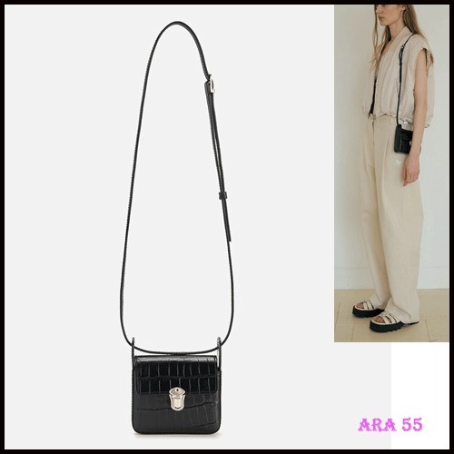 DeMAKER 正規品/送料/関税込み Joli mini bag-croco black