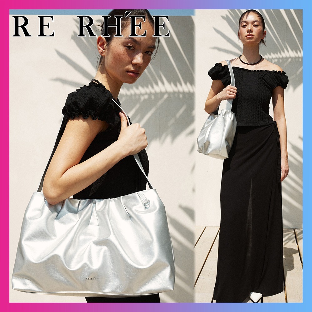 【RE RHEE】 PLEATED SHOULDER BAG 全2色