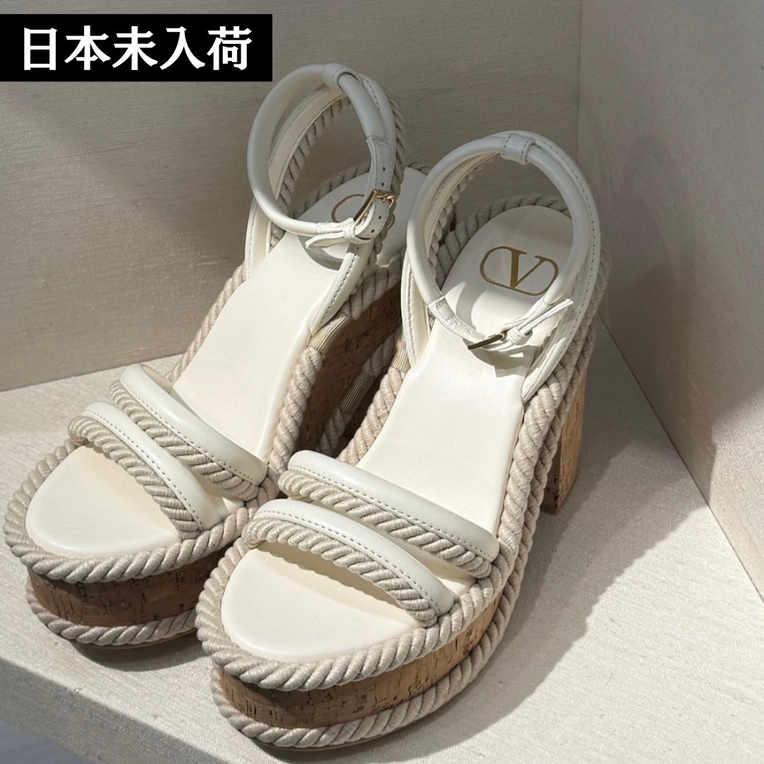【日本未入荷】サマーブロックス Vロゴ ウェッジ サンダル
