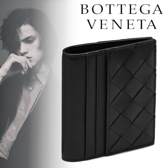 正規店買付【BOTTEGA VENETA】ブラック カードケース