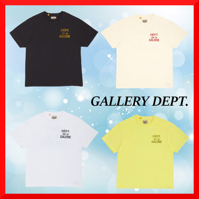 GALLERY DEPT.☆関税込☆胸元ロゴ フレンチ 半袖Tシャツ 4カラー