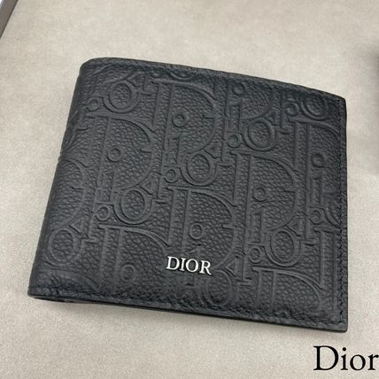 世界の Dior グラビティレザー 二つ折り財布 小物
