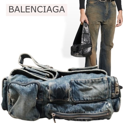 【BALENCIAGA】 Superbusy Small デニム バッグ ショルダー