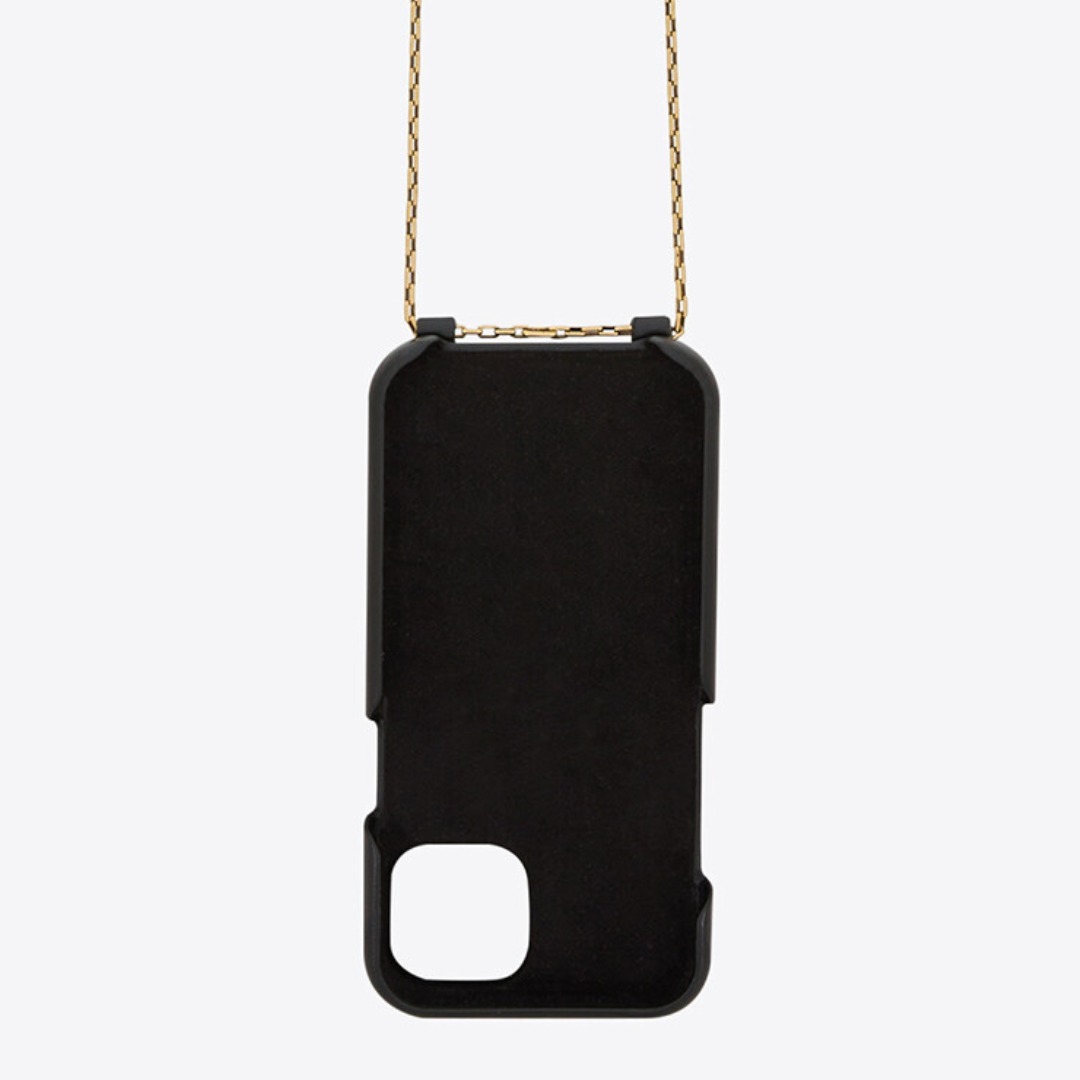 Saint Laurent☆iPhone15 スマホクロスボディケース【英国発】 サンローラン スマホショルダー ysl iphone16/15 ケース iphone