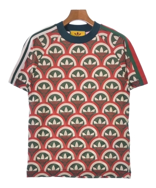 GUCCI グッチ Tシャツ・カットソー 緑x赤(総柄) S 4103624E0049