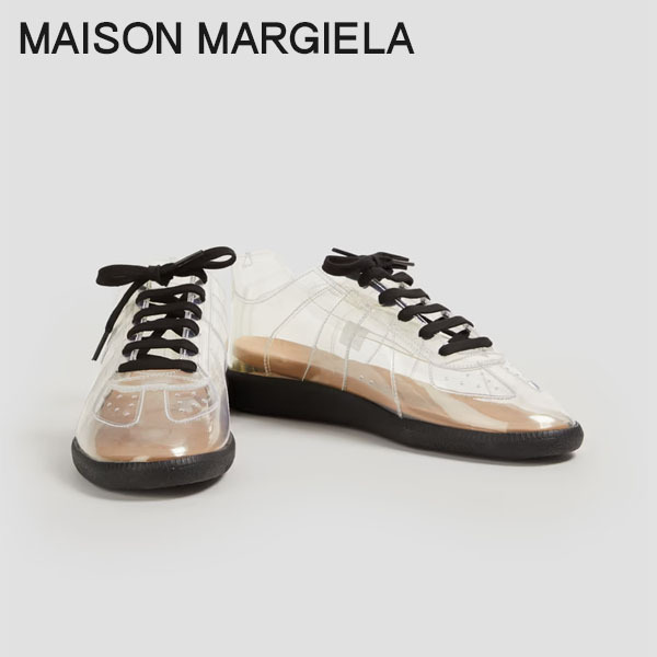 関税送料込 MAISON MARGIELA ポリウレタン スニーカー クリア