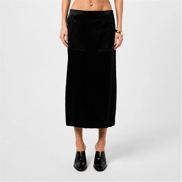 《送料無料》 MAXMARA Midi skirt with wrinkled effect VALETTE