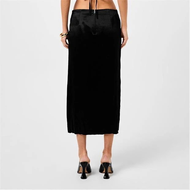 《送料無料》 MAXMARA Midi skirt with wrinkled effect VALETTE