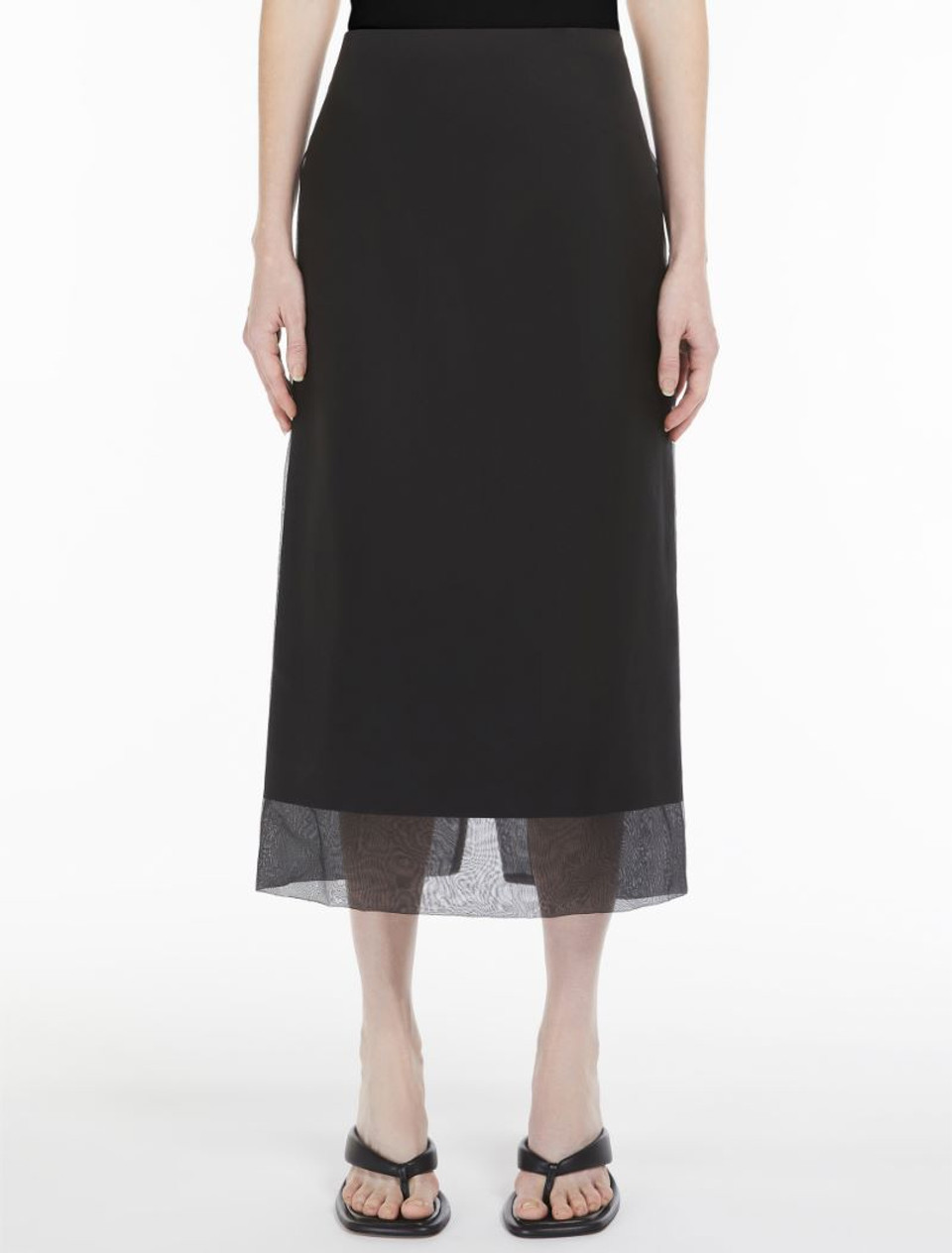 《送料無料》 MAX MARA Double layer skirt ACETI1234