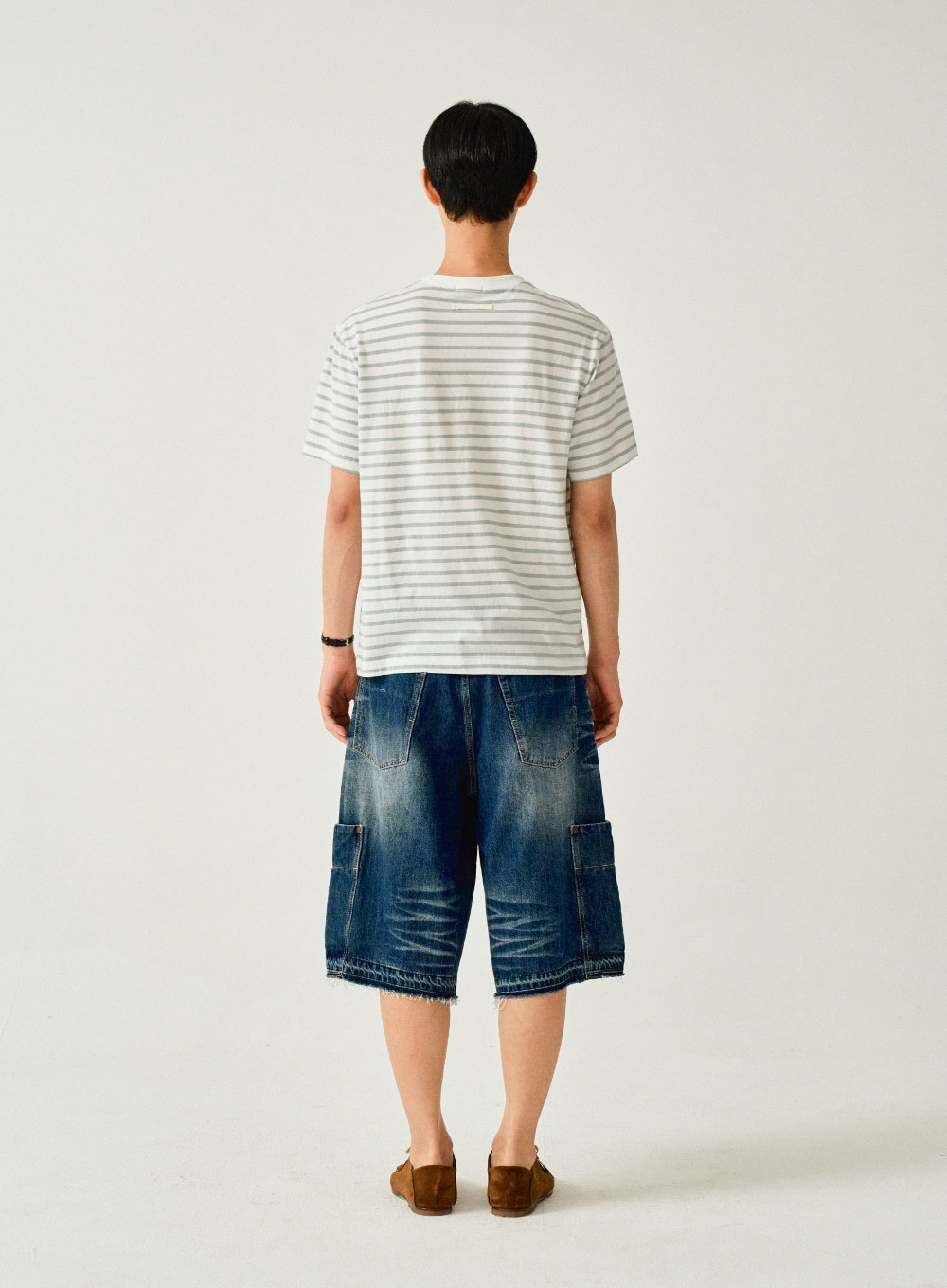 韓国SATUR セター】All Day Basic Stripe T-Shirt