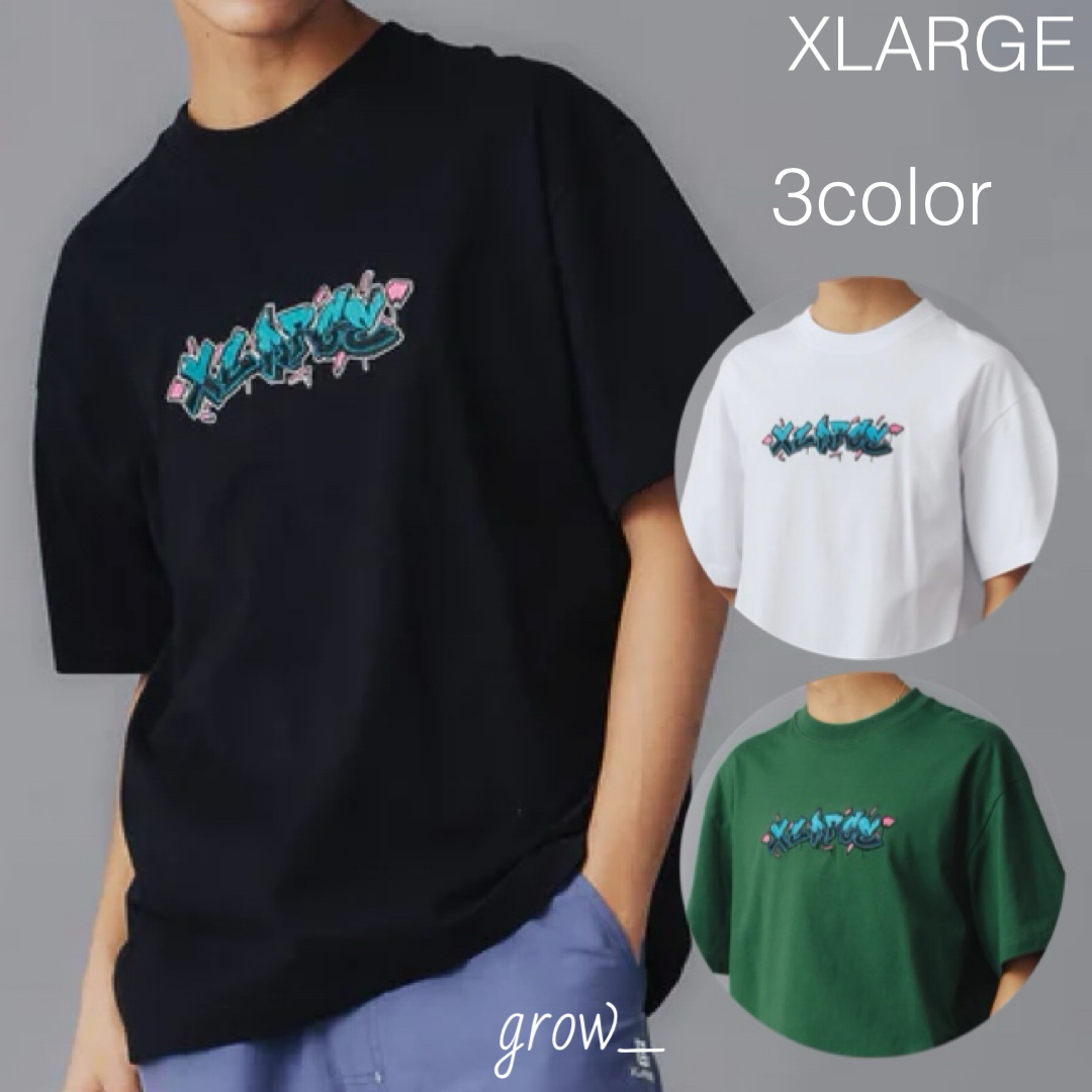 XLARGE エアロゾル ガフィティ 半袖 Tシャツ 送料込