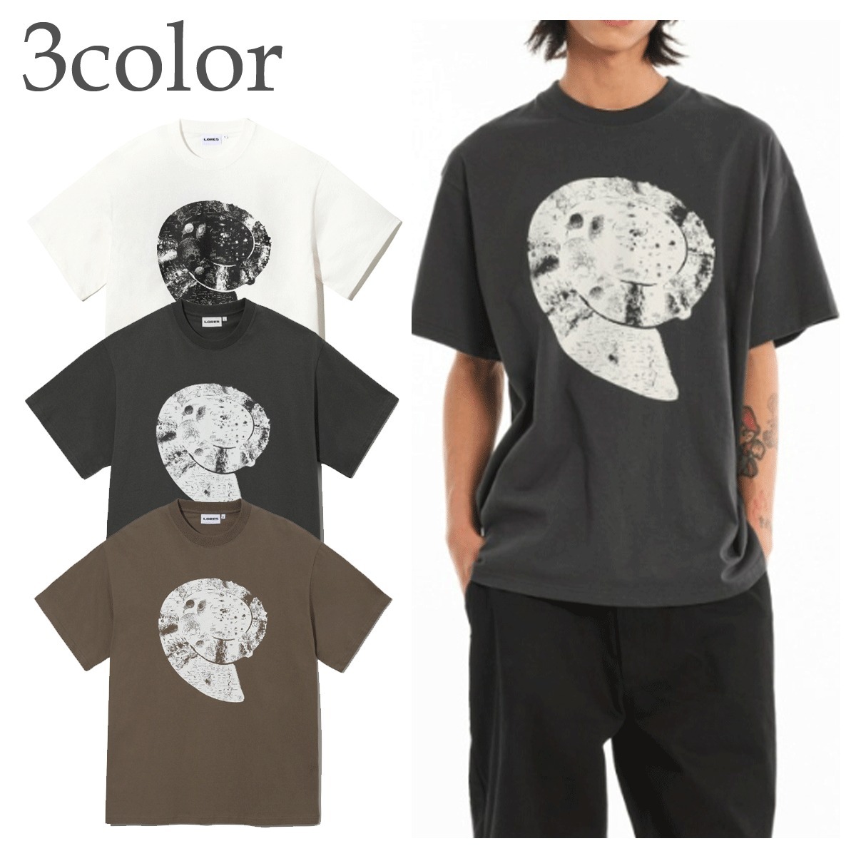 Tシャツ・カットソー LORES Spiral S/S Tee SA032