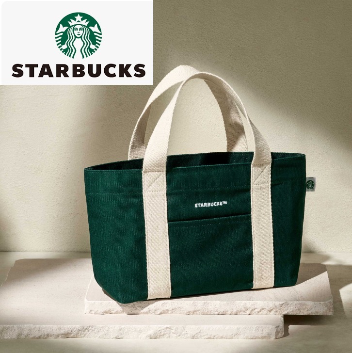 ベーシック万能バッグ●Starbucks●ハウストートバッグ