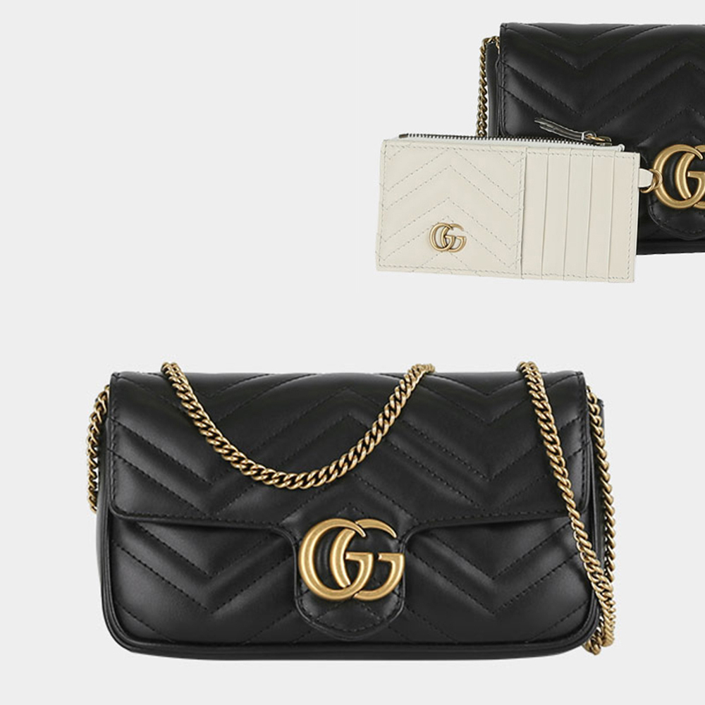 GUCCI グッチ 〔GGマーモント〕ミニバッグ