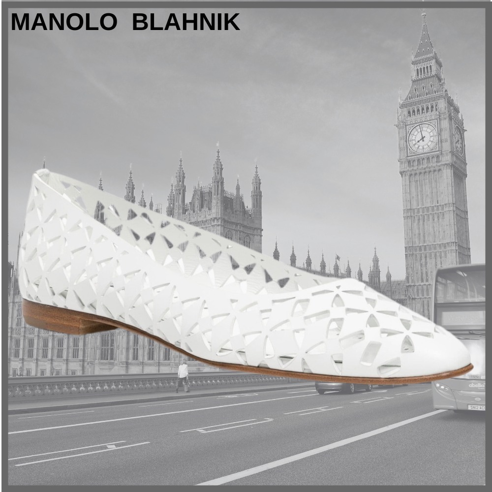 【MANOLO BLAHNIK 】大人気★Gelista カットディテール パンプス