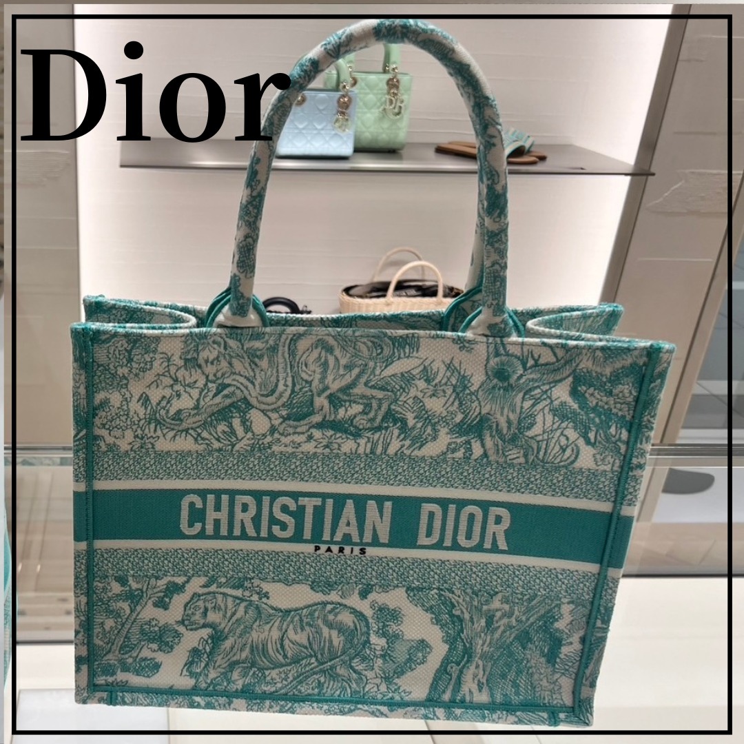 【目を惹く可愛さ★】Dioriviera Dior ブックトート ミディアム