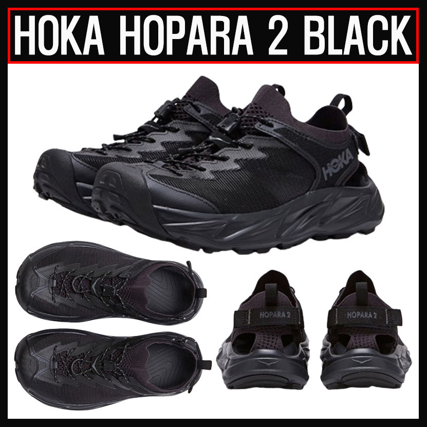 人気☆HOKA ONEONE☆ HOKA HOPARA 2 BLACK