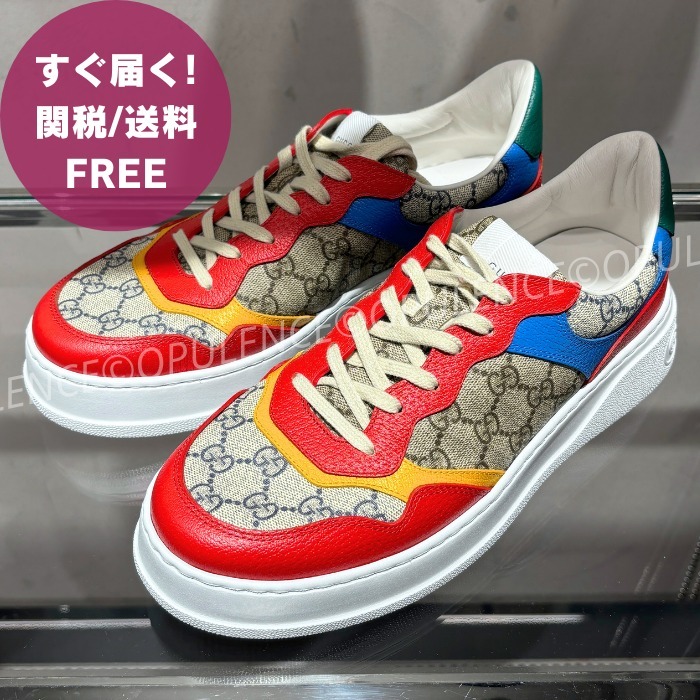 すぐ届く GUCCI グッチ 人気 GGスプリーム ローカットスニーカー