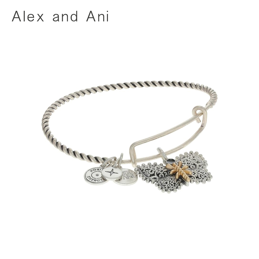 【Alex and Ani】バタフライブレスレット