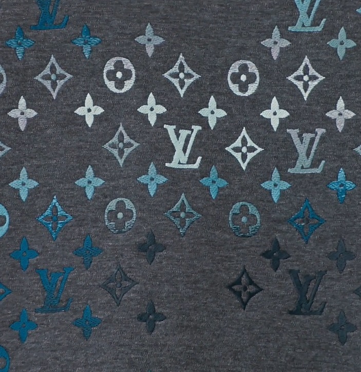 LouisVuitton《コットンスウェットシャツ》グレー Monogram 直営