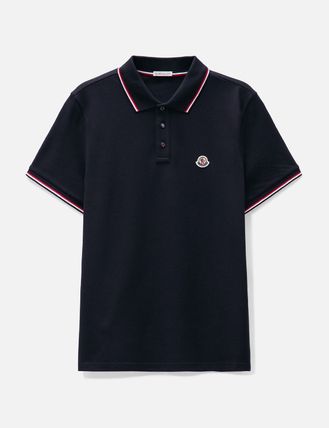 ★関税込★MONCLER★ストライプポロシャツ★ MONCLER 24-25AW ストライプ 長袖ポロシャツ