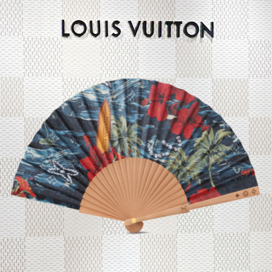 Louis Vuitton【新作】夏を涼しく 扇子 モノグラム サーフィン