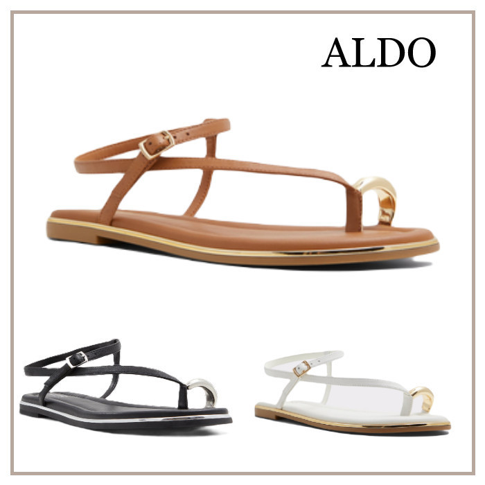 リングが華やか★【ALDO】アルド フラットサンダル
