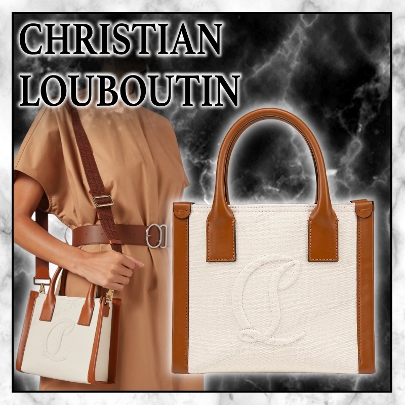 ◆CHRISTIAN LOUBOUTIN◆バイマイサイド ミニ トートバッグ◆