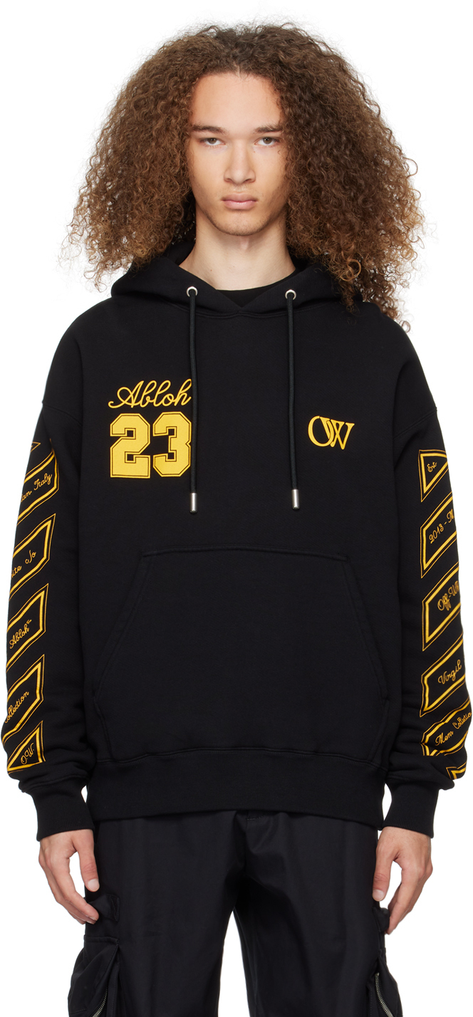 【関税込み】Off-White ブラック OW 23 Skate フーディ