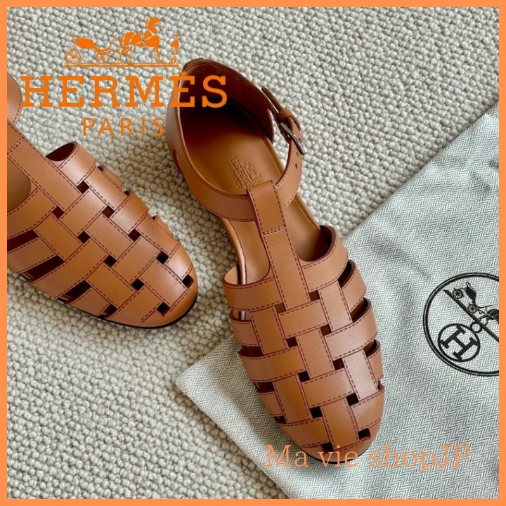 涼し気なお足元に 【HERMES】エルメス サンダル《インディゴ》