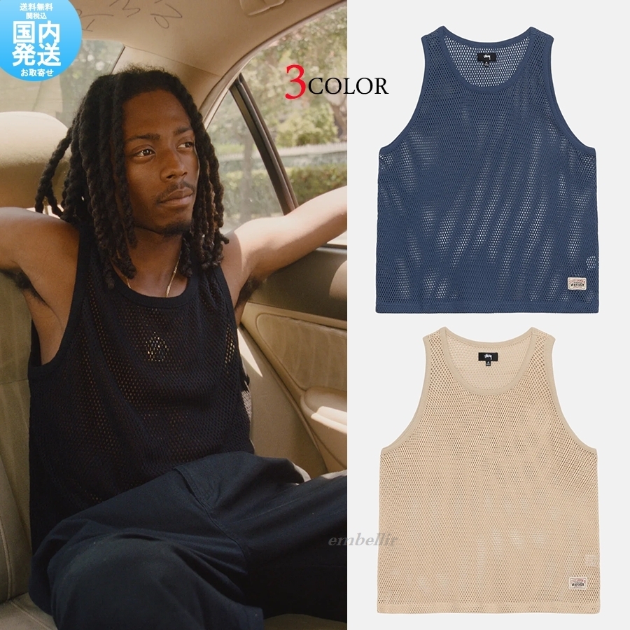 SALE 国内発送 送料関税込 日本完売品 STUSSY BIG MESH TANK