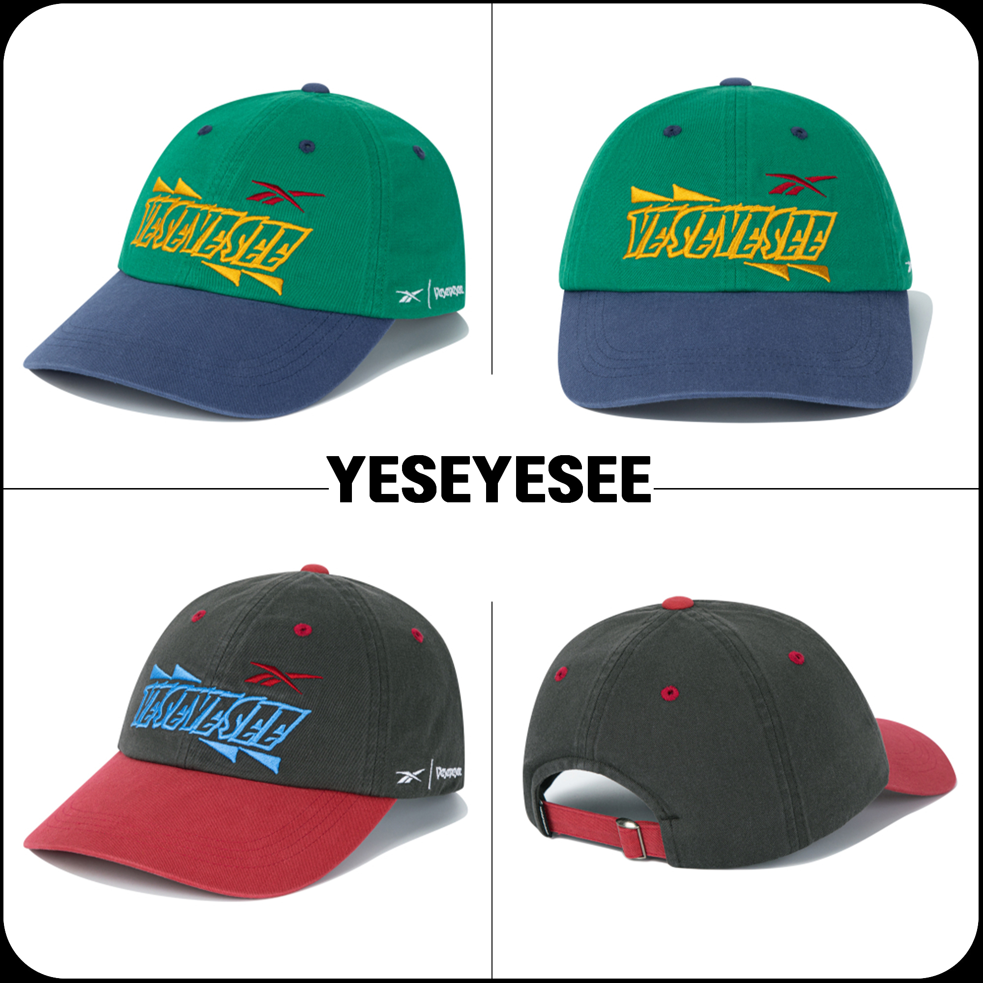 [YESEYESEE]★24SS★韓国人気★YESEYESEE X REEBOK Ball Cap