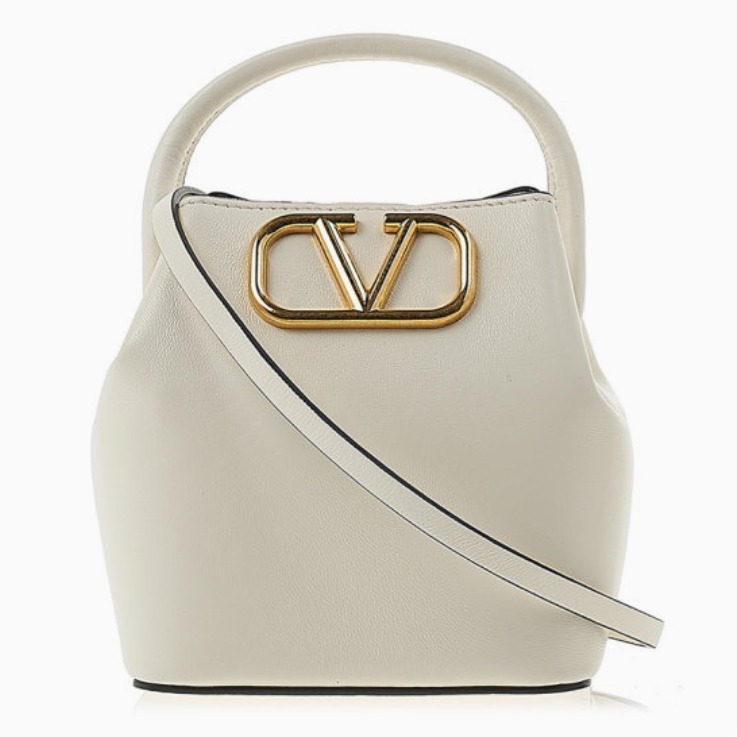 【VALENTINO】Vロゴ マイクロ バケットバッグ