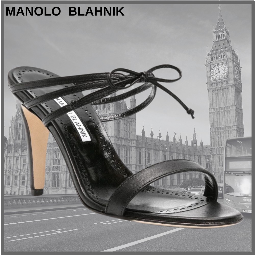 【MANOLO BLAHNIK 】BIG SALE ★Sardina 105mm スエードサンダル