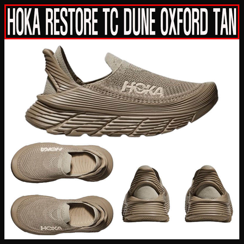 人気 ☆HOKA ONEONE☆ HOKA RESTORE TC DUNE OXFORD TAN