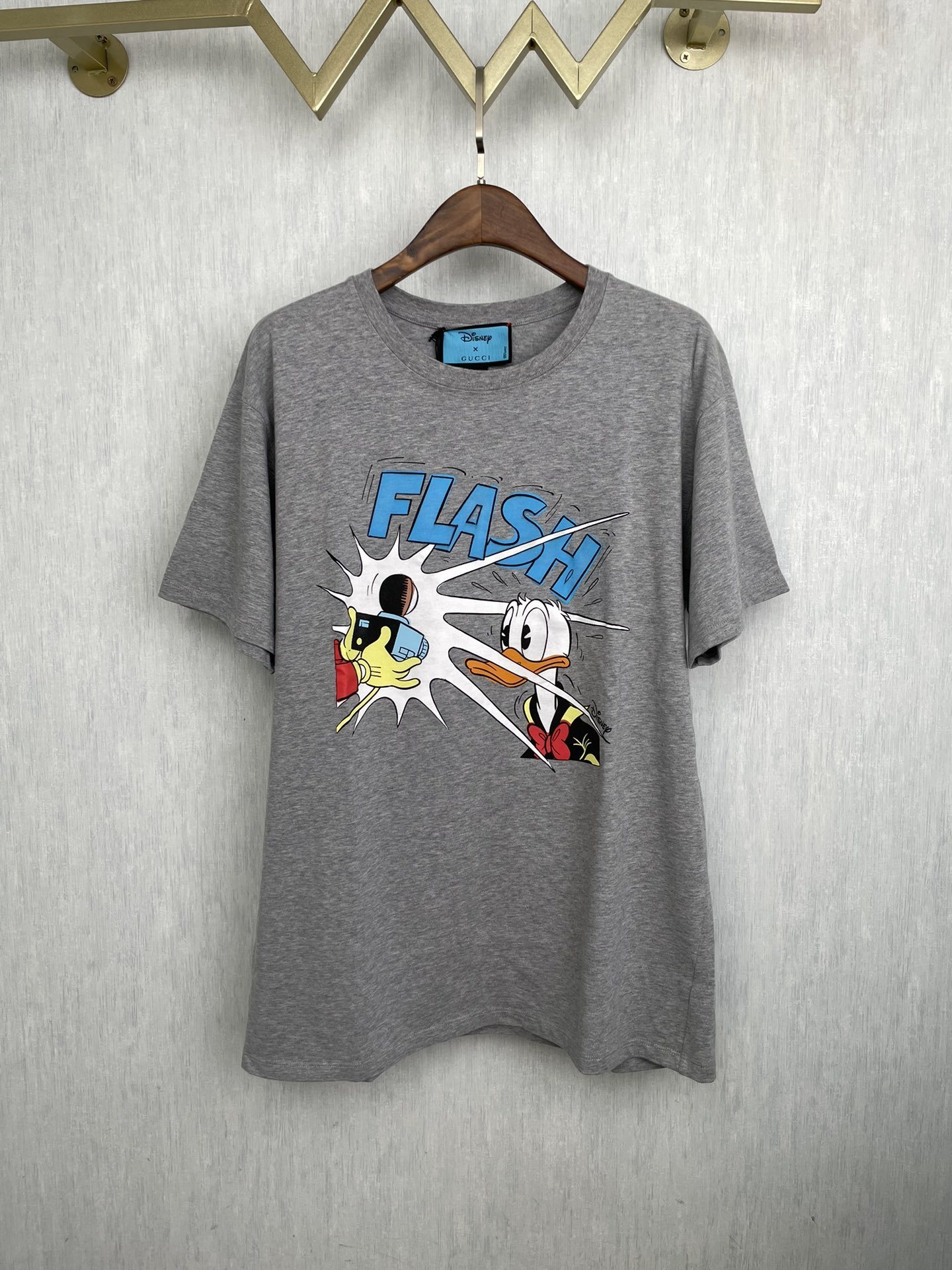 ★送料込★GUCCIxディズニー Tシャツ ドナルド グレー
