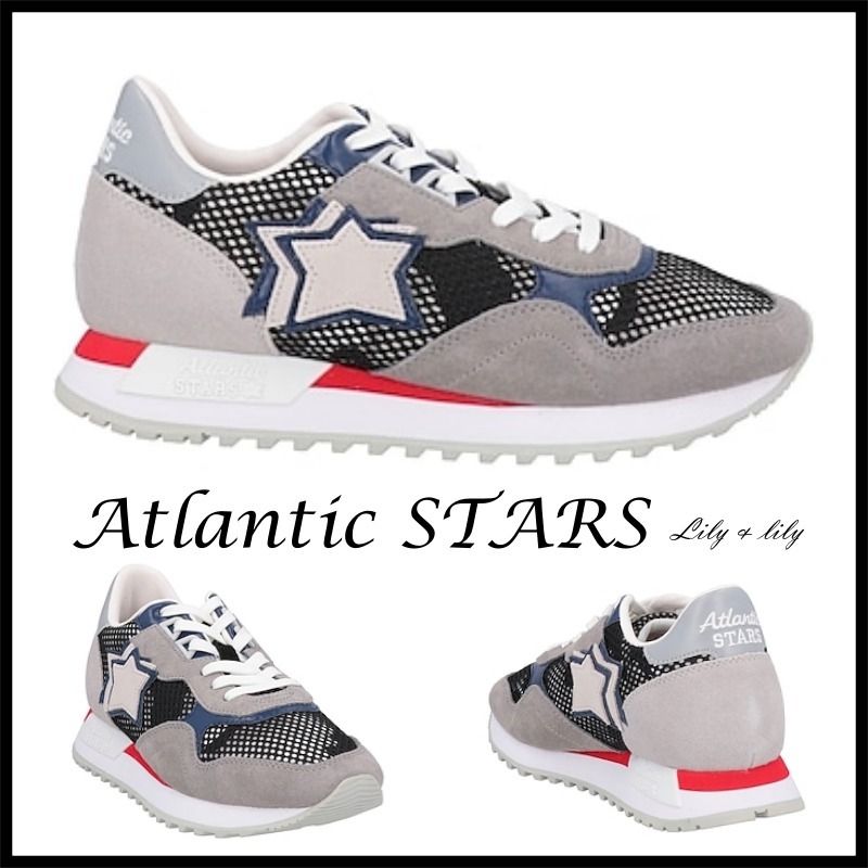 Atlantic STARS ◆メッシュ スエード スニーカー◆関税送料込み