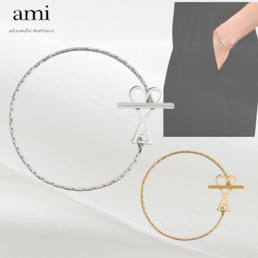 【AMI PARIS】AMI DE COEUR チェーンブレスレット