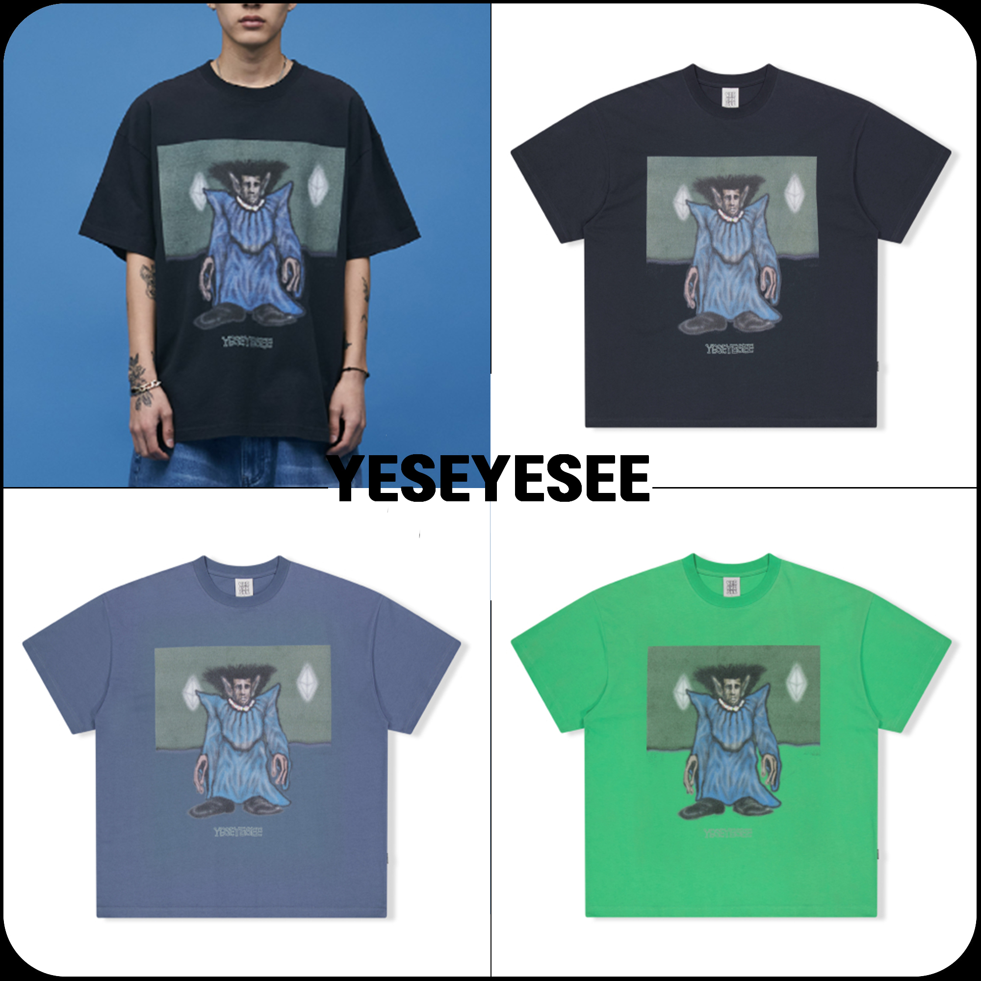 [YESEYESEE]★24SS★韓国人気★PJW Magician Tee