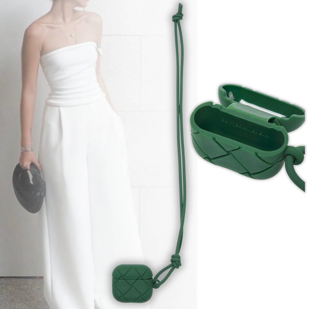 【BOTTEGA VENETA】新作 AirPods ケース ラバーシリコン Green