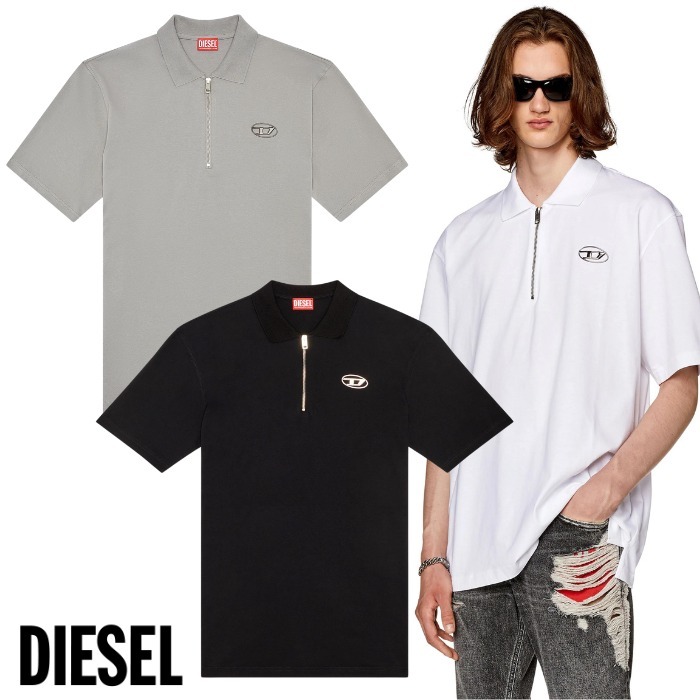 【DIESEL】ポロシャツハーフジップ T-Vor-Od Mainimage.jpg