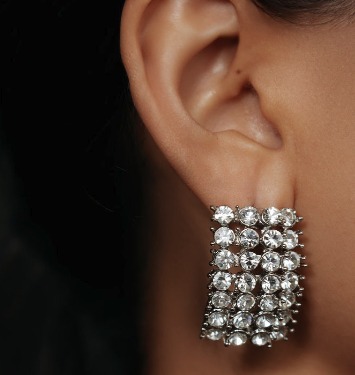 Shashi ピアス ドロップ キュービックジルコニア パーティー