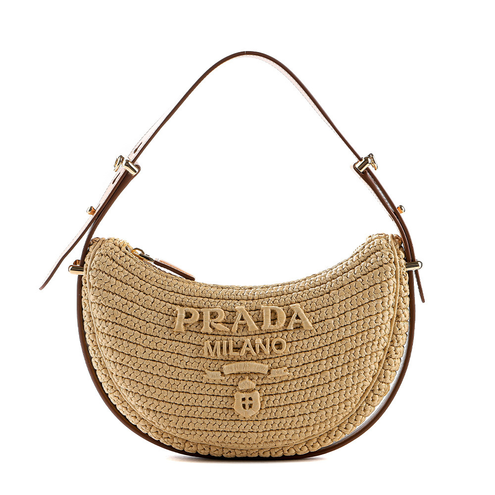 【PRADA】ARQUE CROCHET SHOULDER BAG