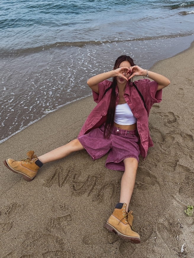 U LAN】Dio Color Dying Bijo Bermuda Pants (U LAN/パンツ