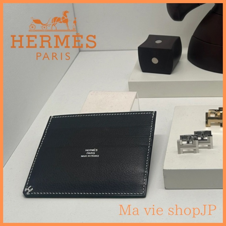 「H」ロゴがお洒落【HERMES】エルメス Hセリエ カードホルダー H」ロゴがお洒落【HERMES】エルメス Hセリエ カードホルダー