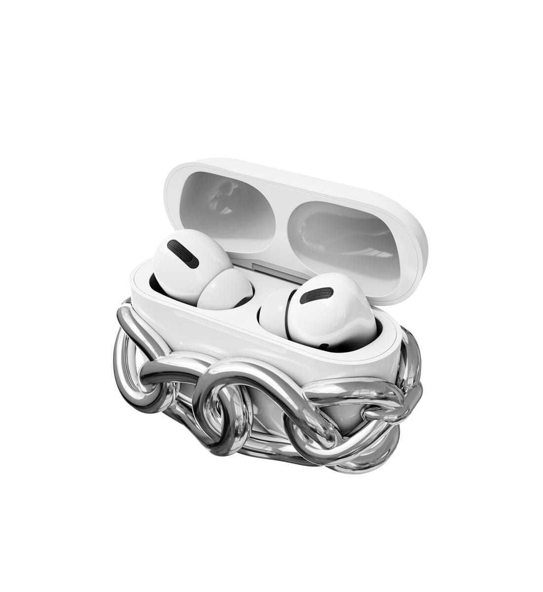 ANDAASH】韓国人気雑貨☆ Airpods CHA 01 SILVER