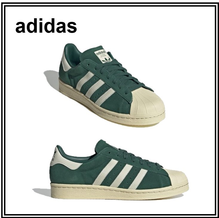 スニーカー [ ADIDAS ] SUPERSTAR 82 _ GREEN OFF WHITE