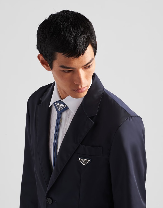 中古・古着通販】PRADA (プラダ) サフィアーノレザーボロタイ