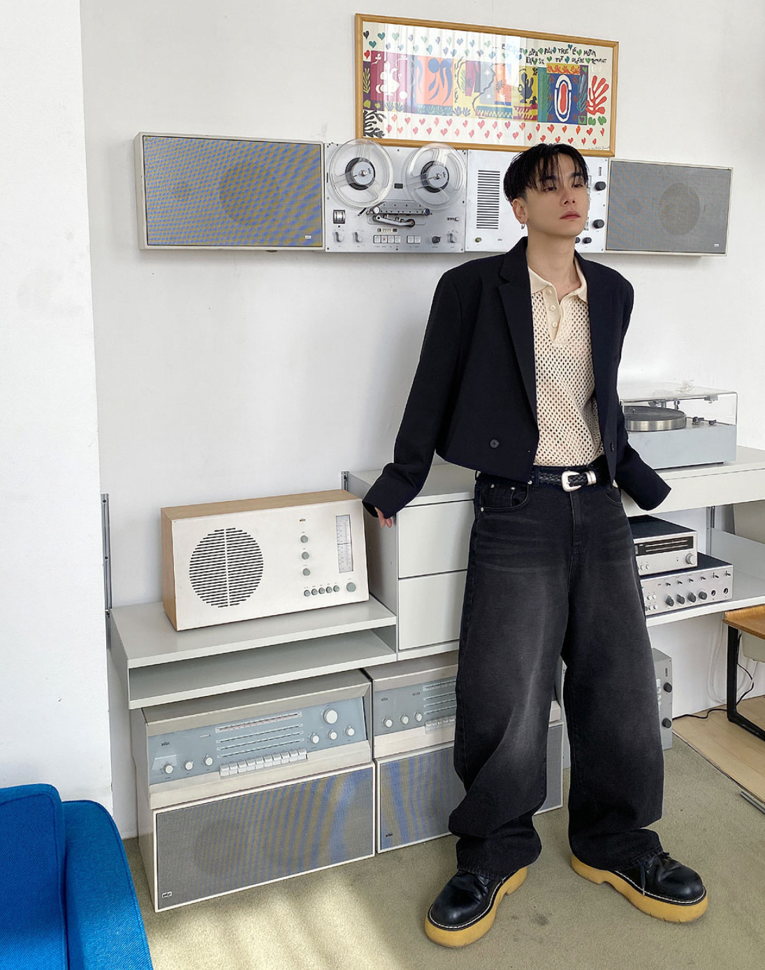 デニム・ジーパン No.9330 C black wide denim PT No.9330 C black wide denim PT